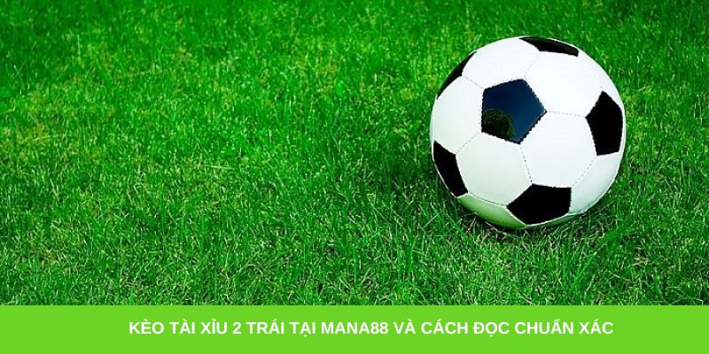 Kèo tài xỉu 2 trái tại Mana88 và cách đọc chuẩn xác